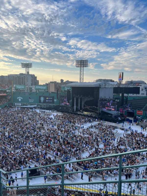 Fenway Park, section: Pavilion 15, row: F, seat: 2