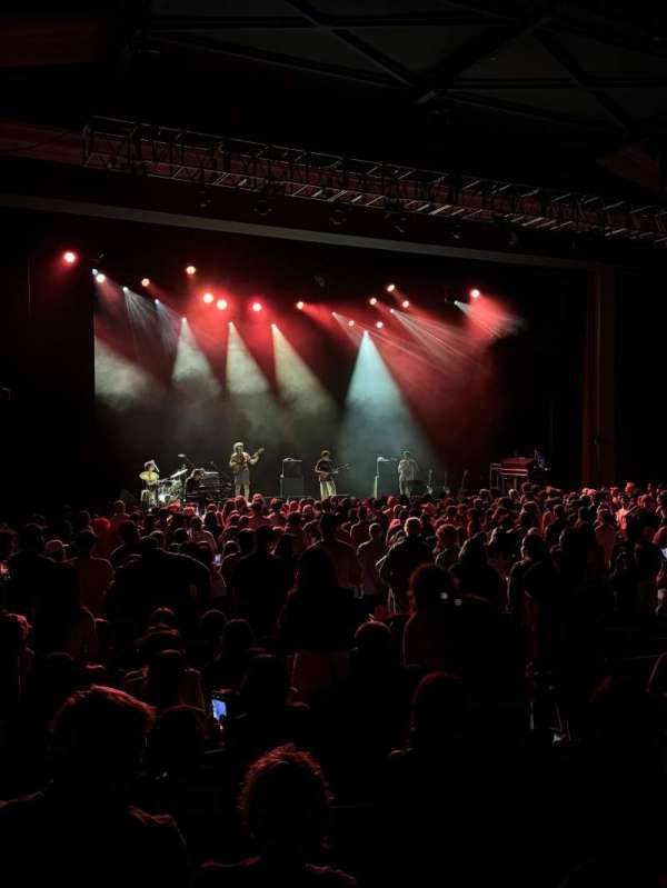 The Greek Theatre, section: A Left, row: Q, seat: 9