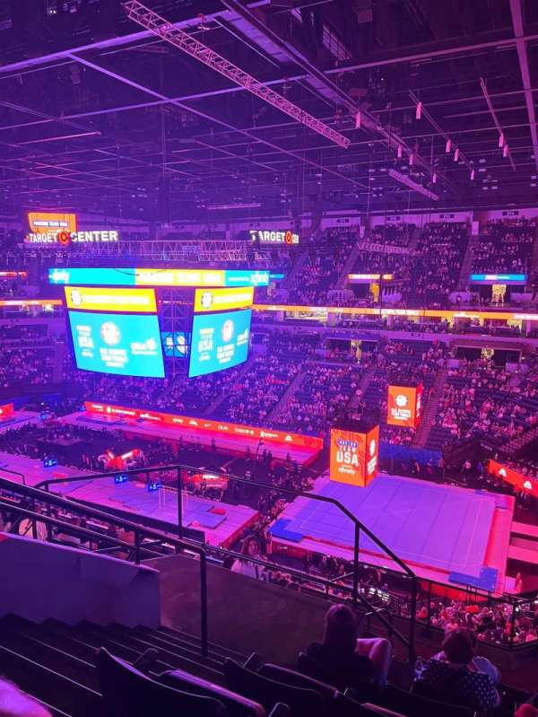 Target Center, section: 227, row: K, seat: 5
