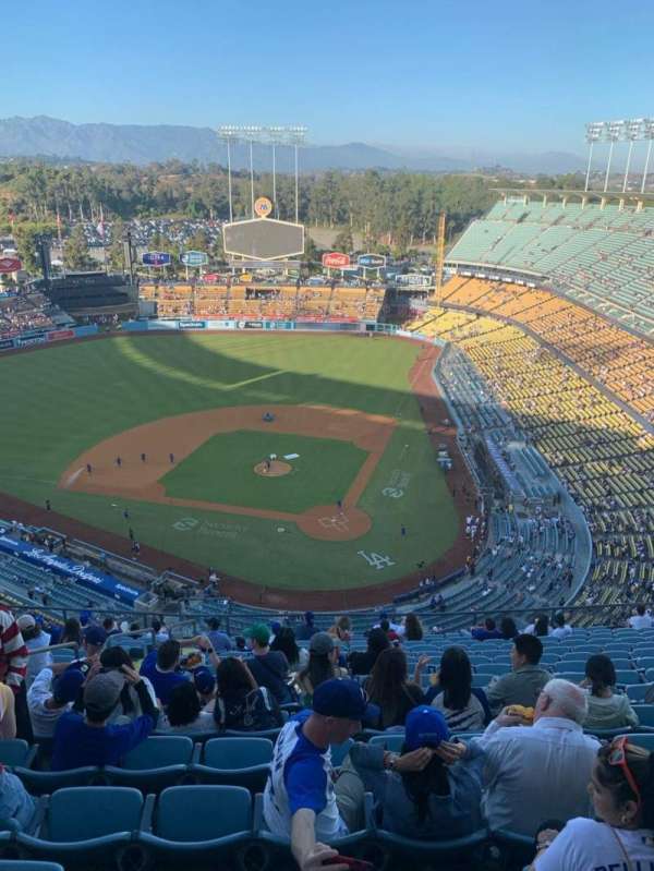 Dodger Stadium, section: TD, row: W, seat: 4