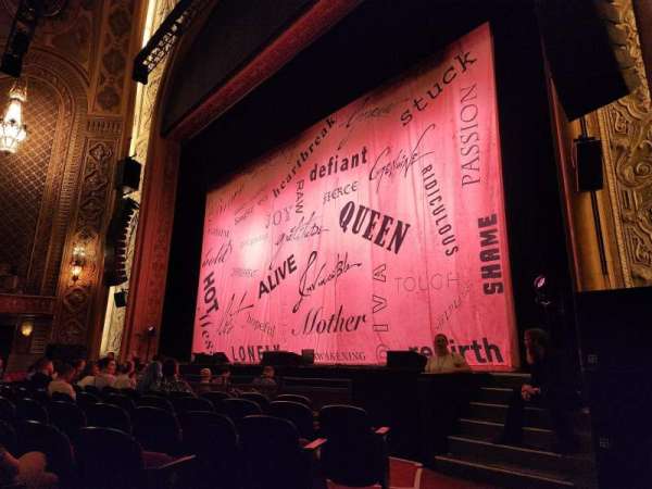 Paramount Theatre, Seattle, section: Main Floor 1, row: G, seat: 3