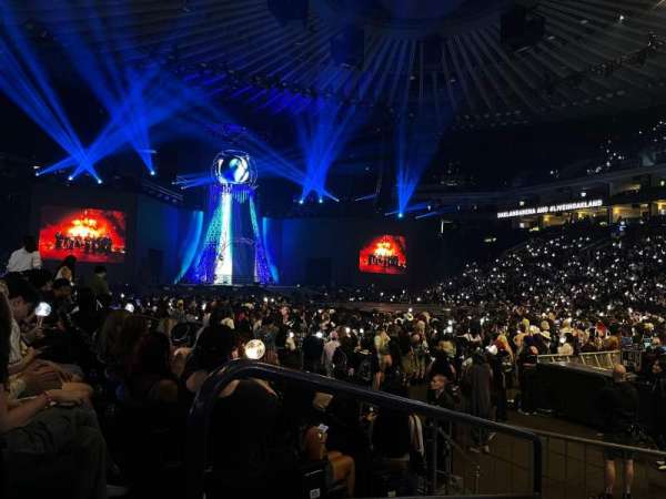 Oakland Arena, section: 110, row: 3, seat: 18