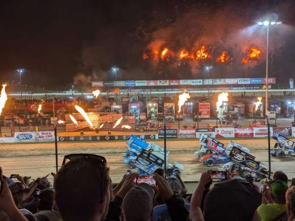 Eldora Speedway, section: F, row: 11, seat: 7