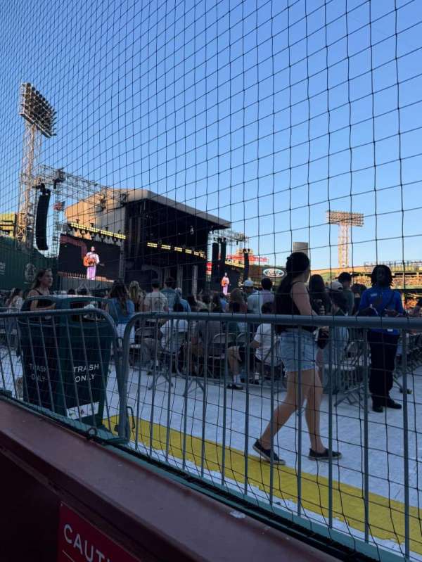 Fenway Park, section: Field Box 77, row: 1, seat: 3