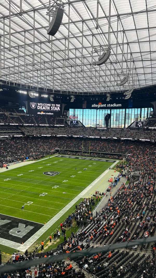 Allegiant Stadium, section: 320, row: 1, seat: 9