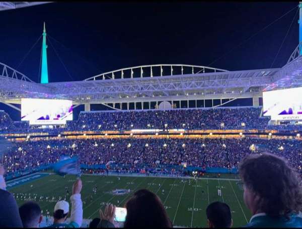 Hard Rock Stadium, section: 344, row: 9, seat: 4