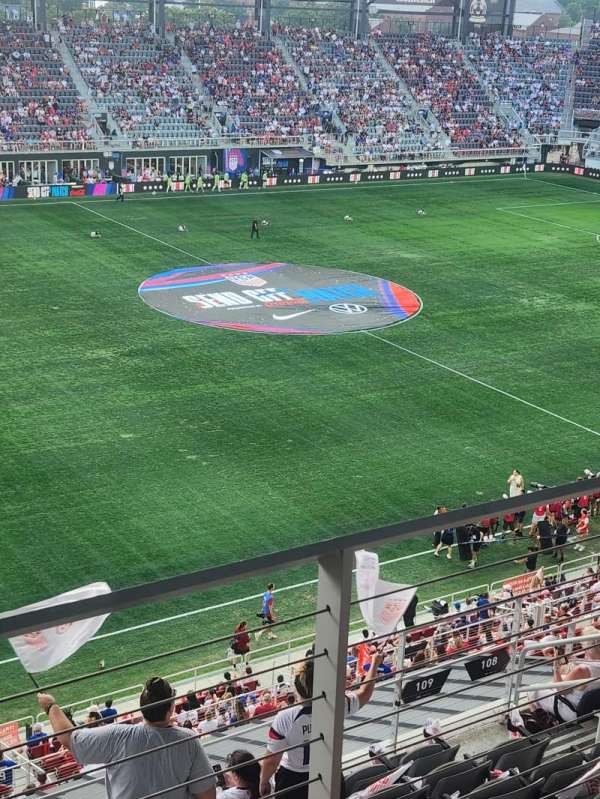 Audi Field, section: 209, row: 2, seat: 17
