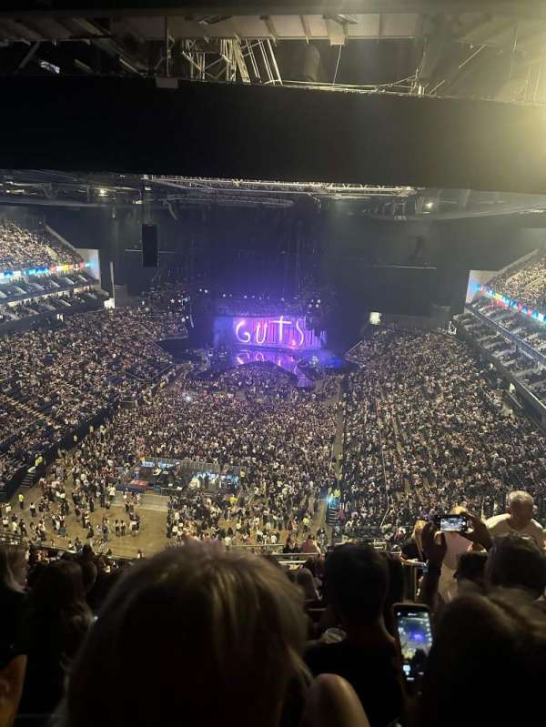 The O2, London, section: 419, row: N, seat: 17