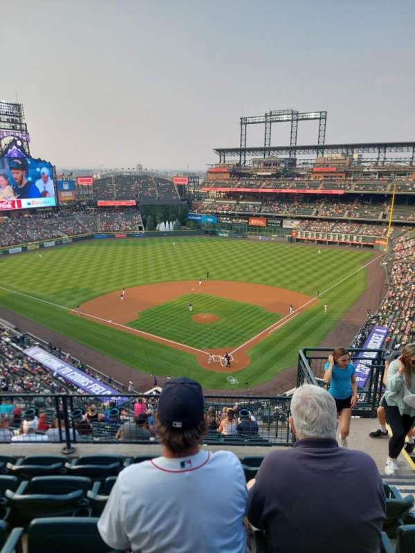 Coors Field, section: U332, row: 14, seat: 3