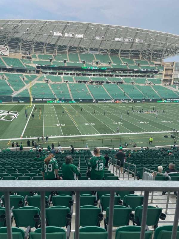 Mosaic Stadium, section: 320, row: 1, seat: 16