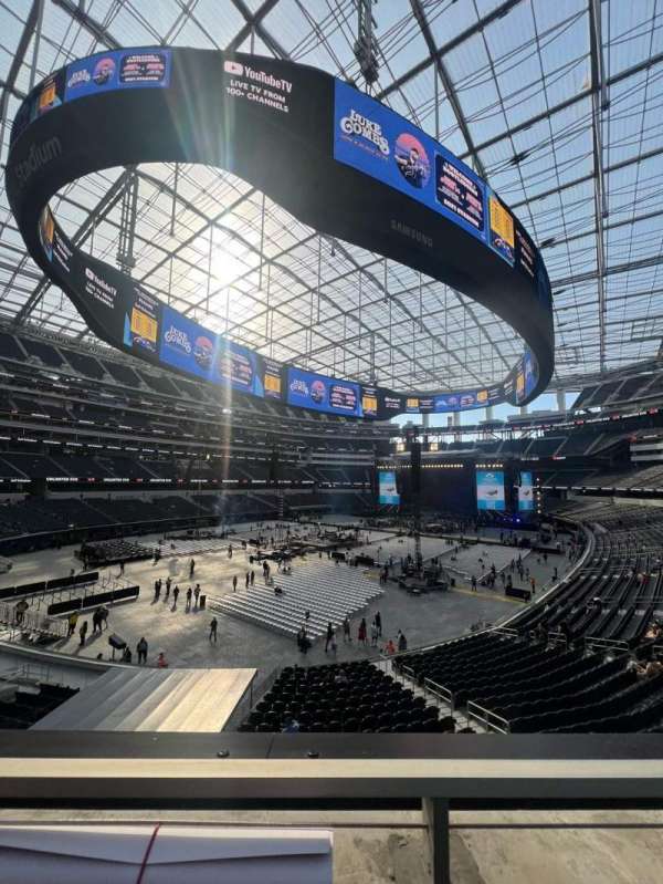 SoFi Stadium, section: 238, row: 1, seat: 13