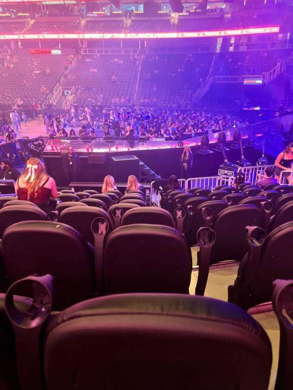 State Farm Arena, section: 106, row: J, seat: 10