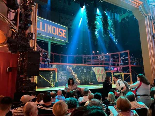 St. James Theatre, section: Orchestra L, row: J, seat: 13