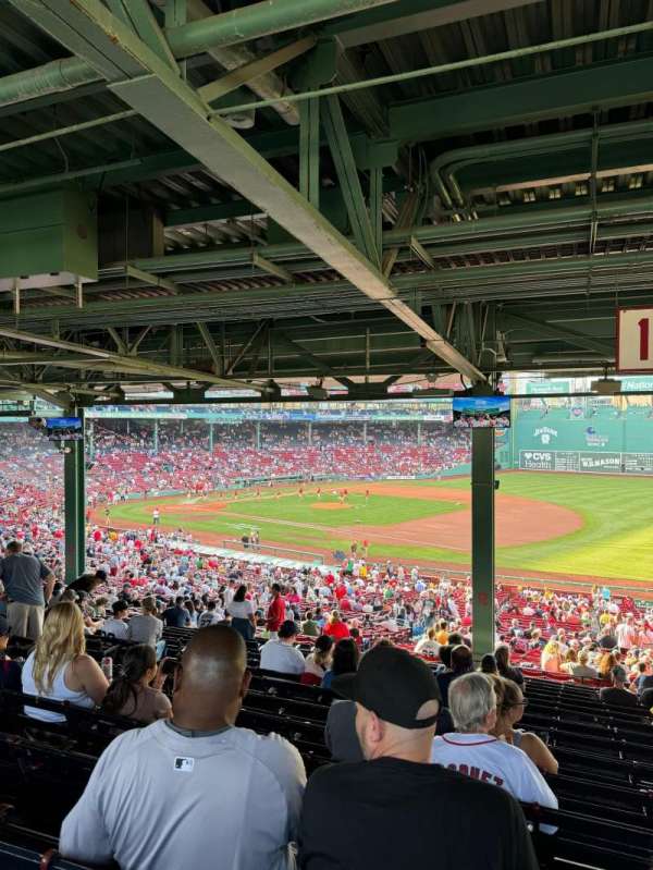 Fenway Park, section: Grandstand 12, row: 17, seat: 10