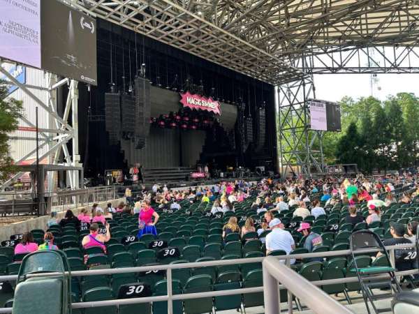 Ameris Bank Amphitheatre, section: Box 4, row: 1, seat: 4