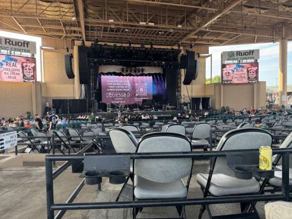Ruoff Music Center, section: F, row: F, seat: 1 & 2