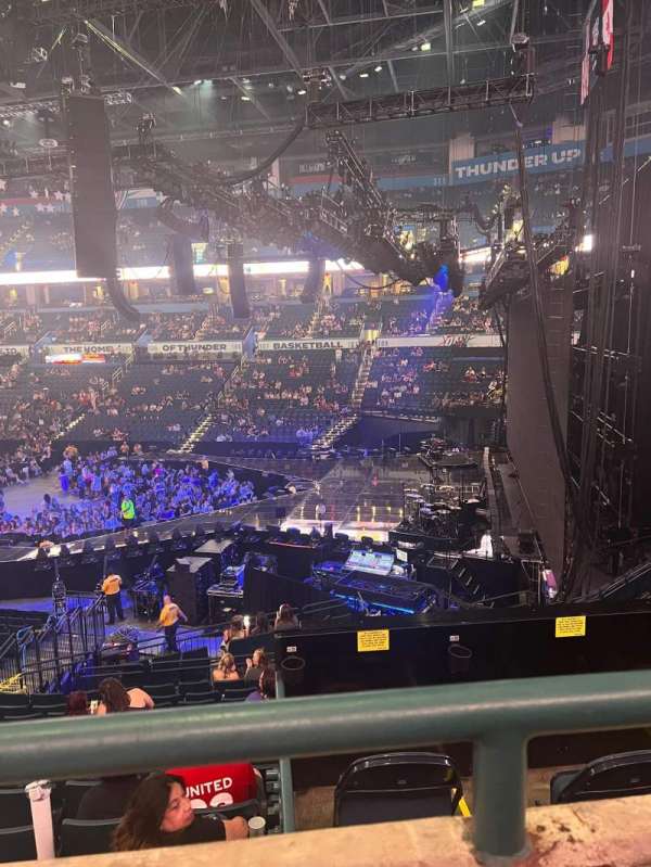 Paycom Center, section: 220, row: A, seat: 8