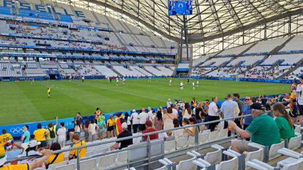 Stade Vélodrome, section: Ganay U, row: 16, seat: 11