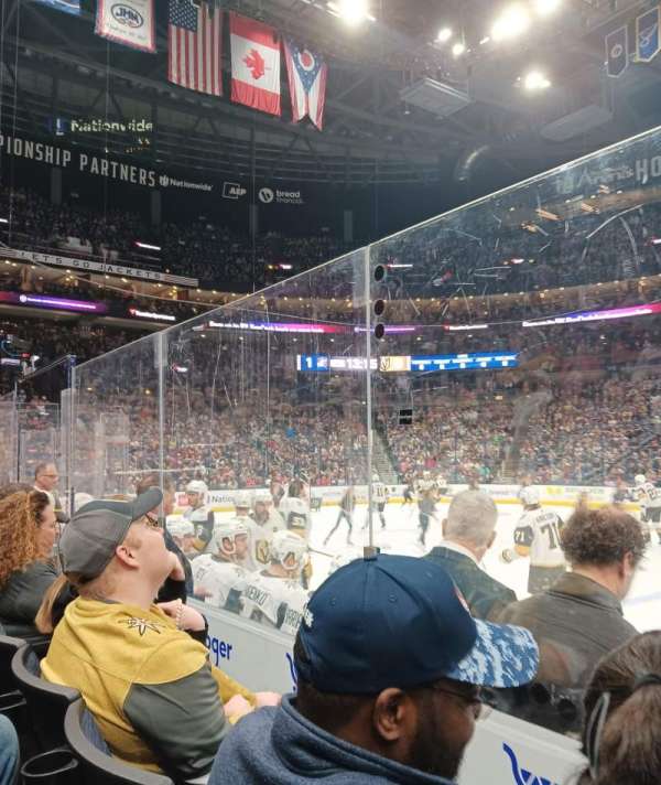 Nationwide Arena, section: 104, row: D, seat: 2