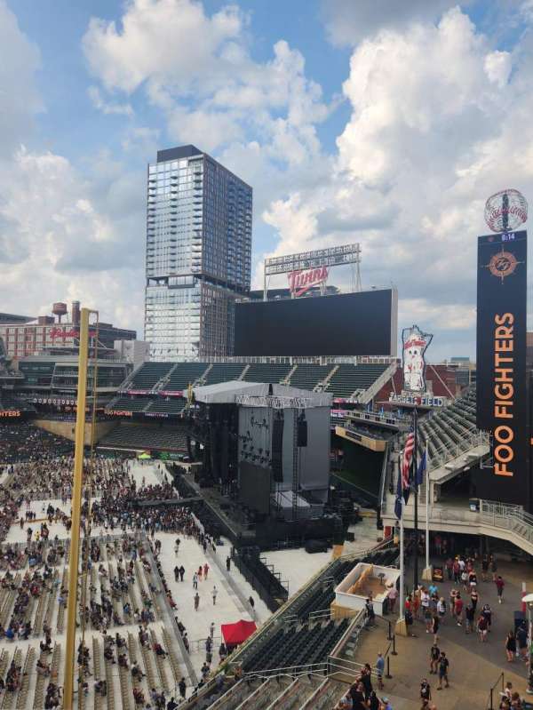 Target Field, section: 201, row: 3, seat: 5