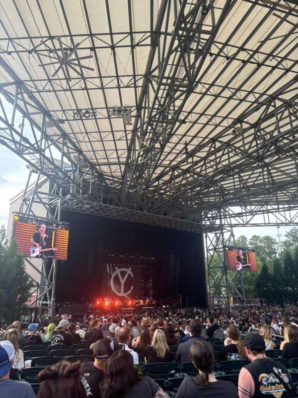 Ameris Bank Amphitheatre, section: 105, row: M, seat: 9