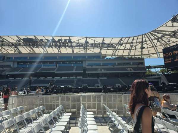 BMO Stadium, section: Floor A2, row: 24, seat: 8