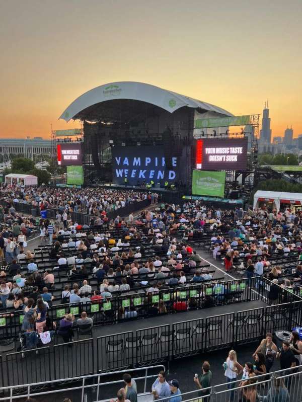 Huntington Bank Pavilion at Northerly Island, section: W - VIP, row: 1, seat: 1