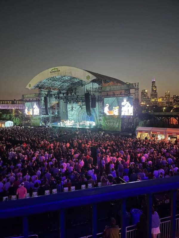 Huntington Bank Pavilion at Northerly Island, section: W - VIP, row: 1, seat: 1