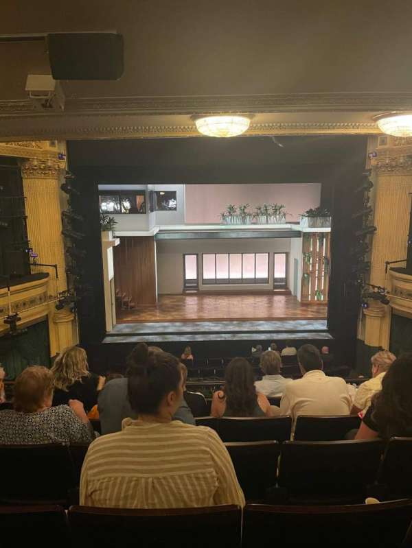 Hudson Theatre, section: Dress Circle C, row: F, seat: 108