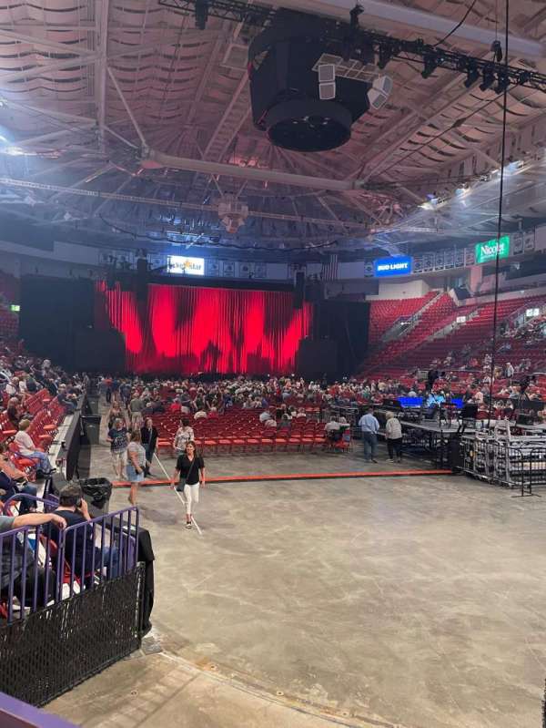 Resch Center, section: 204, row: F, seat: 4