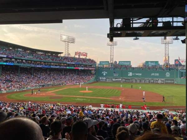 Fenway Park, section: Grandstand 15, row: 9, seat: 8