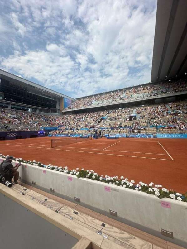 Court Philippe Chatrier, section: 6, row: 77, seat: 2