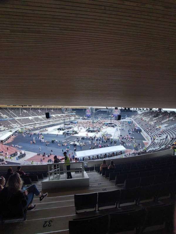 Olympic Stadium, Helsinki, section: G12, row: 34, seat: 101