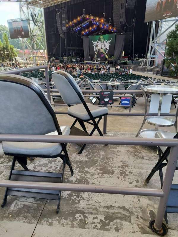Ameris Bank Amphitheatre, section: 101, row: C, seat: 23
