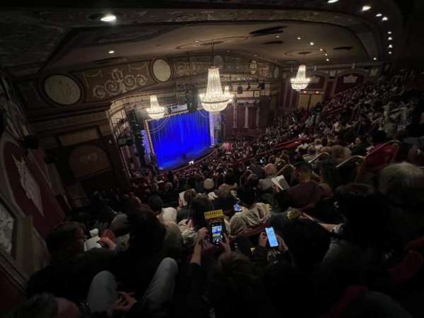 Imperial Theatre, section: Rear Mezzanine L, row: J, seat: 107