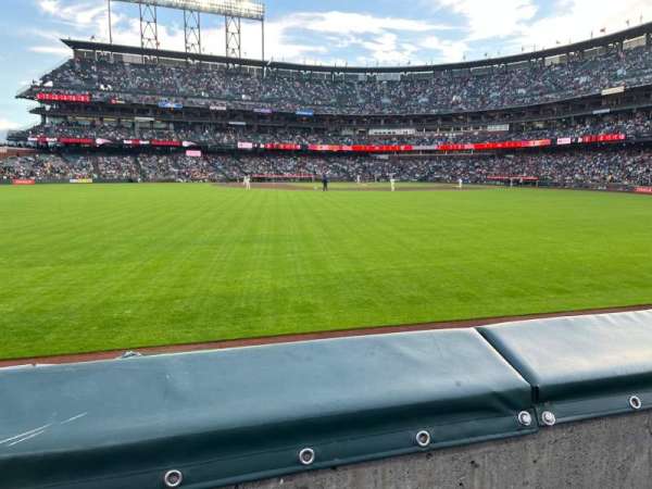 Oracle Park, section: 140, row: A, seat: 3
