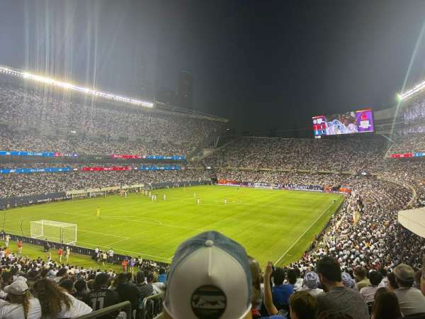 Soldier Field, section: 218, row: 13, seat: 1