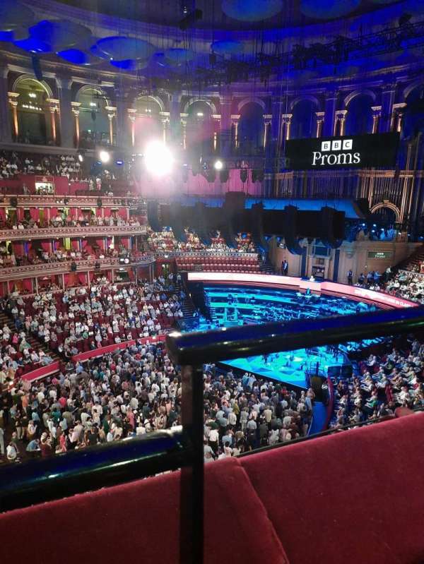 Royal Albert Hall, section: Rausing Circle V, row: 1, seat: 149
