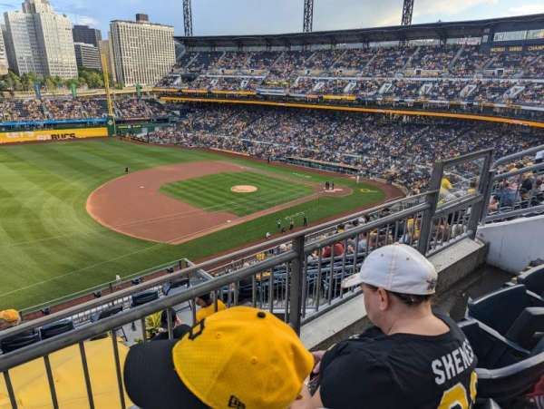 PNC Park, section: 328, row: B, seat: 6