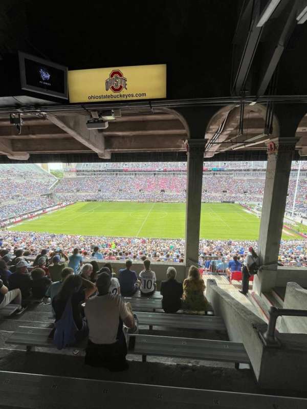 Ohio Stadium, section: 20B, row: 8, seat: 32