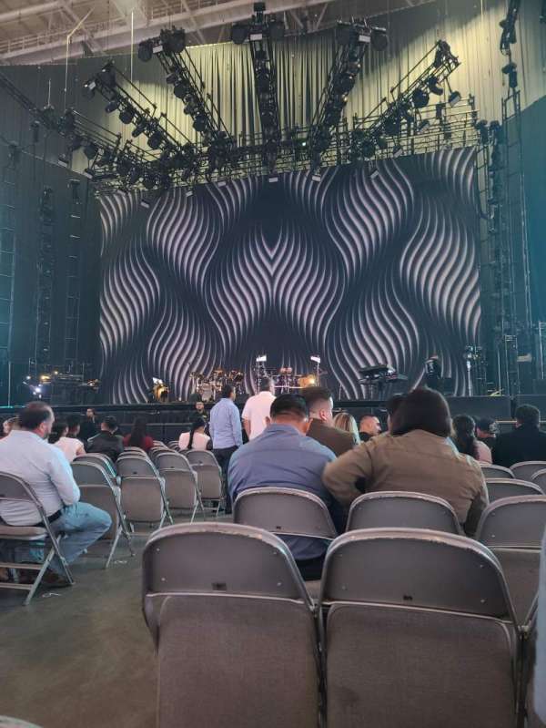 SAP Center, section: Floor 1, row: 12, seat: 2