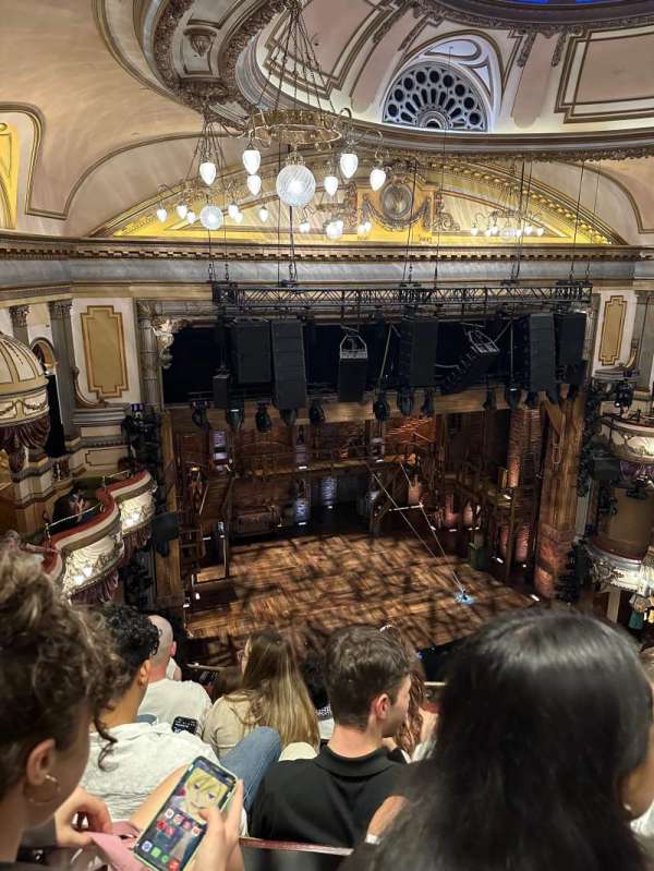 Victoria Palace Theatre, section: Grand Circle, row: E, seat: 33