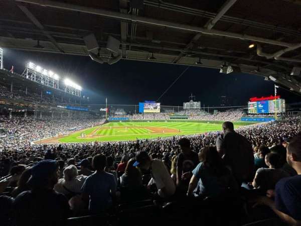 Wrigley Field, section: 222, row: 8, seat: 12