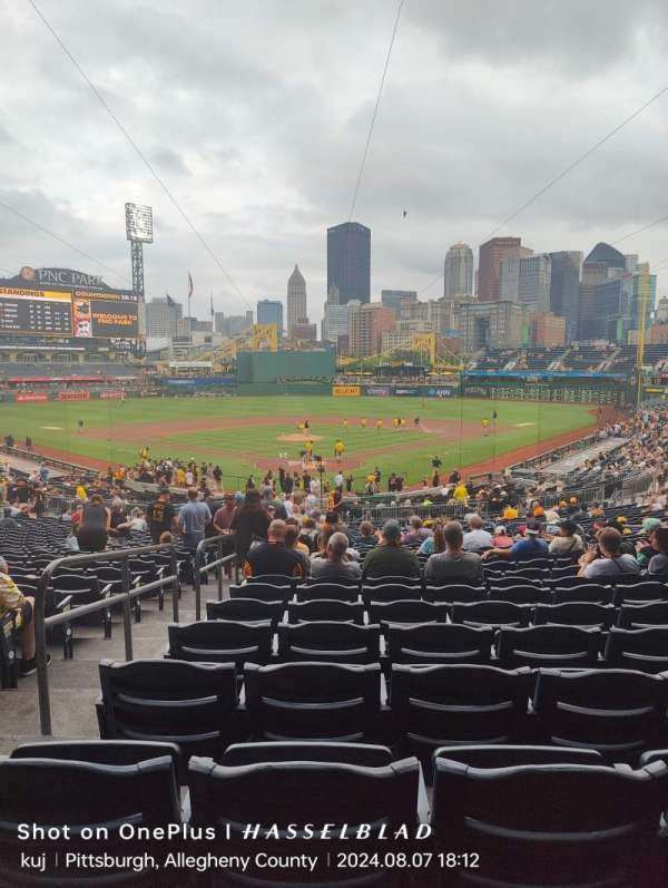 PNC Park, section: 116, row: Aa, seat: 12