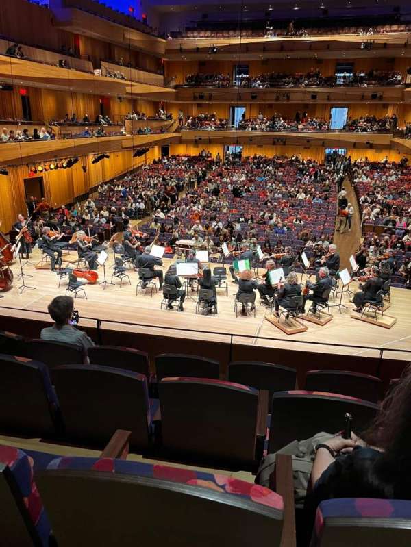 David Geffen Hall, section: Parterre, row: DD, seat: 202