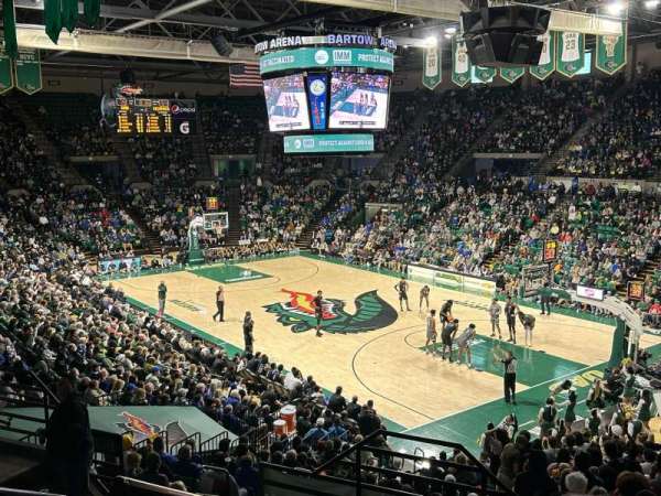 Bartow Arena, section: 211, row: H, seat: 1