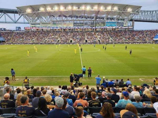 Subaru Park, section: 107, row: L, seat: 14