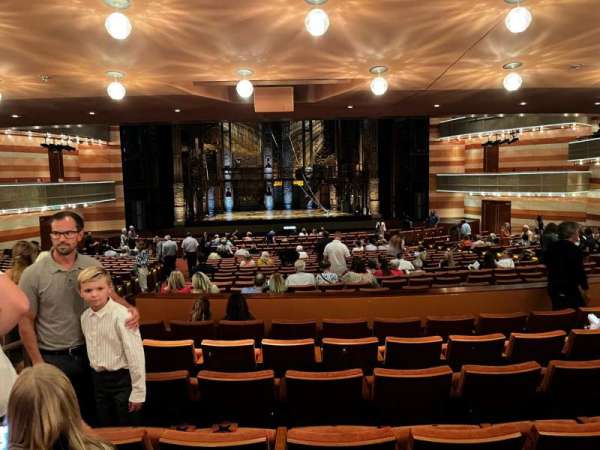 Eccles Theater, section: Orchestra C, row: YY, seat: 17
