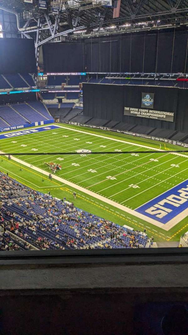 Lucas Oil Stadium, section: 633, row: 1, seat: 3