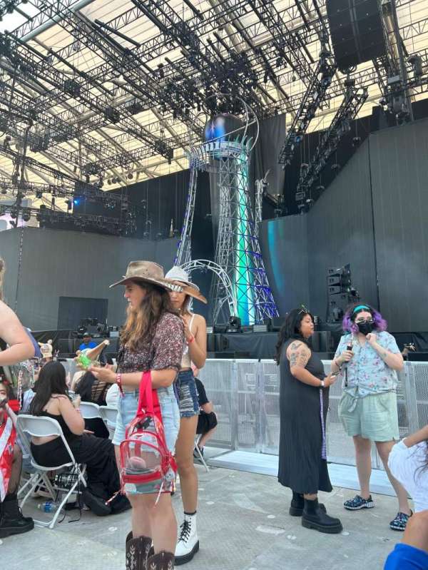 BMO Stadium, section: Floor A2, row: 6, seat: 1